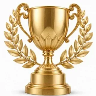 Gold trophy cup — Eq9